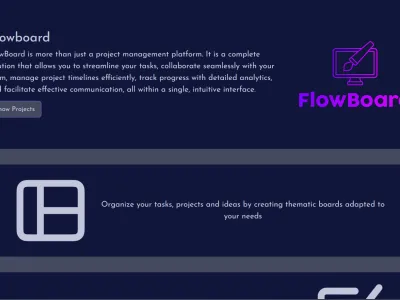 FlowBoard - Clone de Trello - FlowBoard est une solution complète de gestion de projet pou...