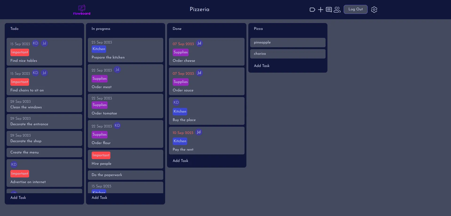 FlowBoard - Clone de Trello - Image 3